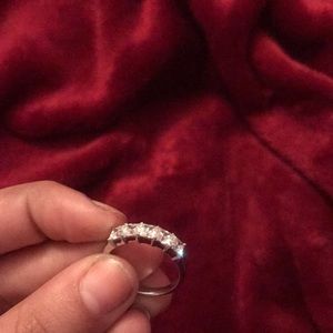 Diamonique Sterling silver ring